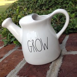 Rae Dunn "GROW" watering can